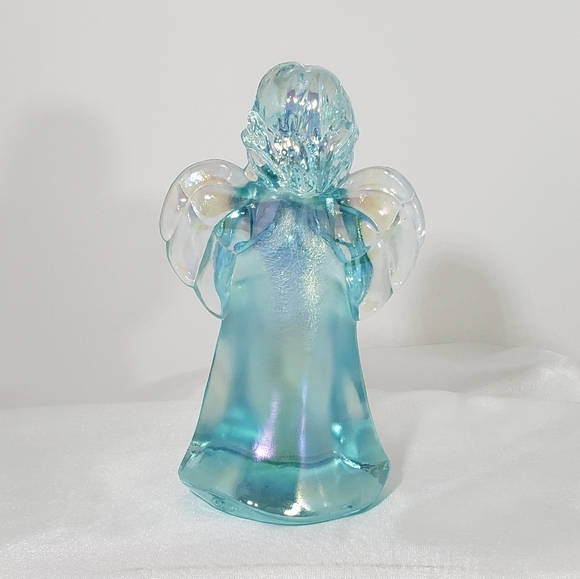 Brand New The Artisans of Fenton Art Glass Angel Figure In Box - Picture 2 of 7